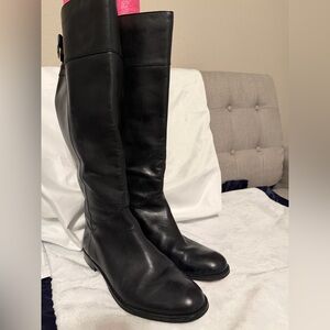 Coach knee high boot, black, size 9, org $295